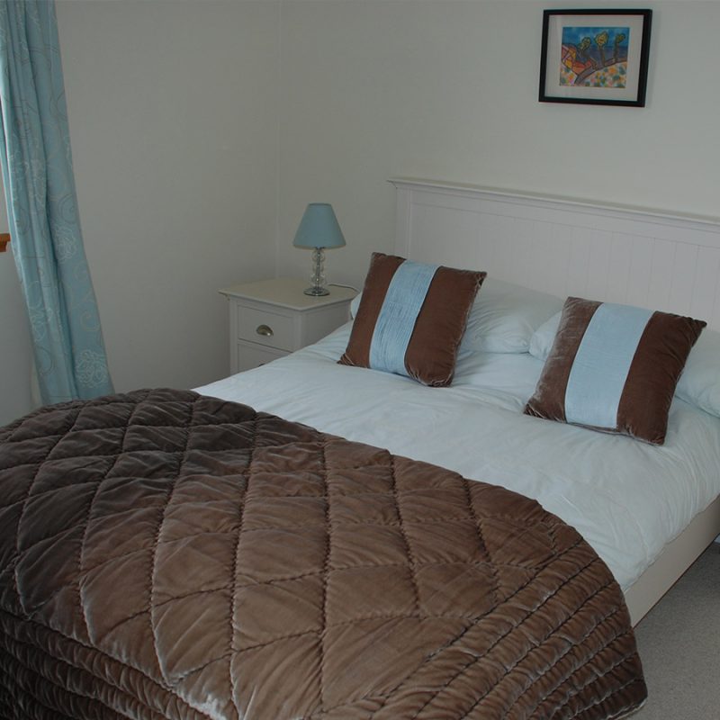 A double bedroom at An Innis holiday accommodation on Islay