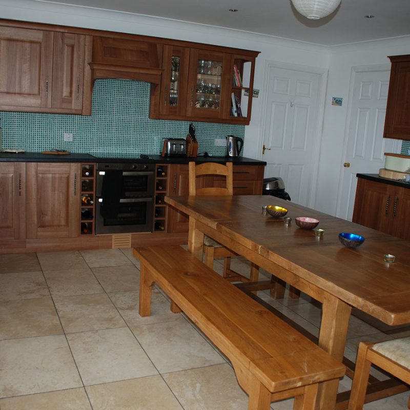 The kitchen at An Innis holiday accommodation on Islay