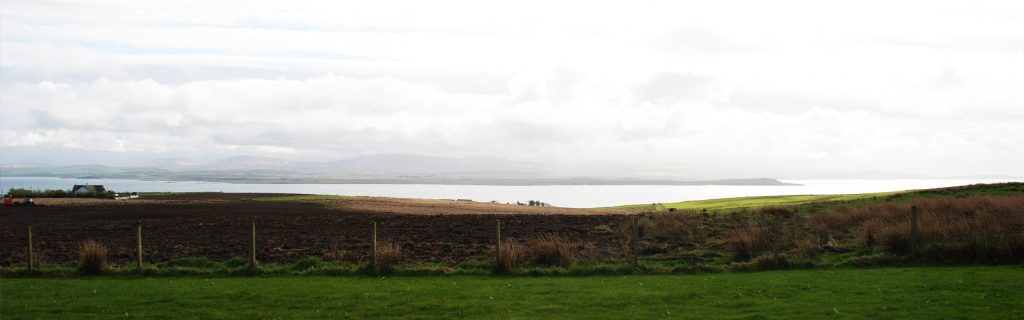 A panoramic view from An Innis holiday accommodation on Islay