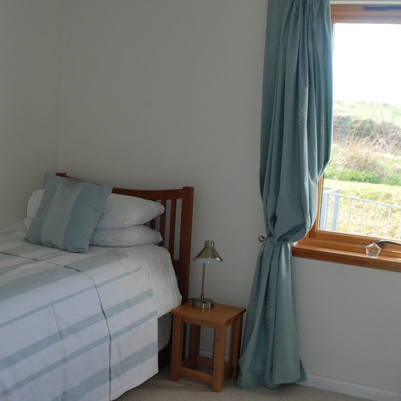 A single bedroom at An Innis holiday accommodation on Islay